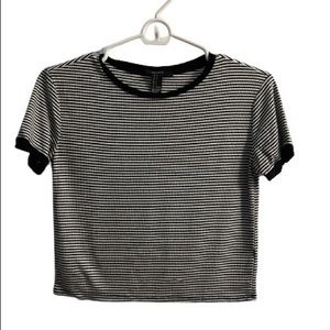 Forever21 striped crop top